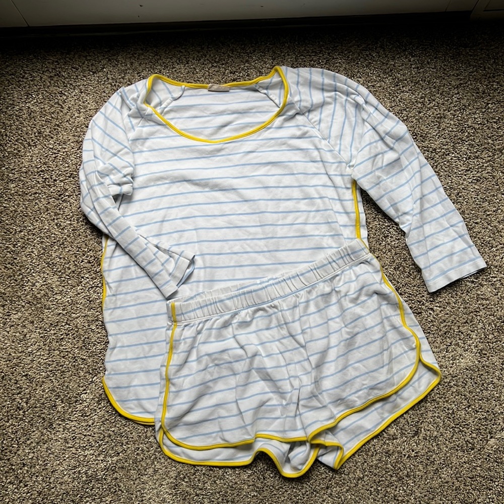 Lake Pajamas Pima Long Short Set medium